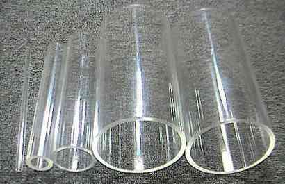 Clear high transparent acrylic tube